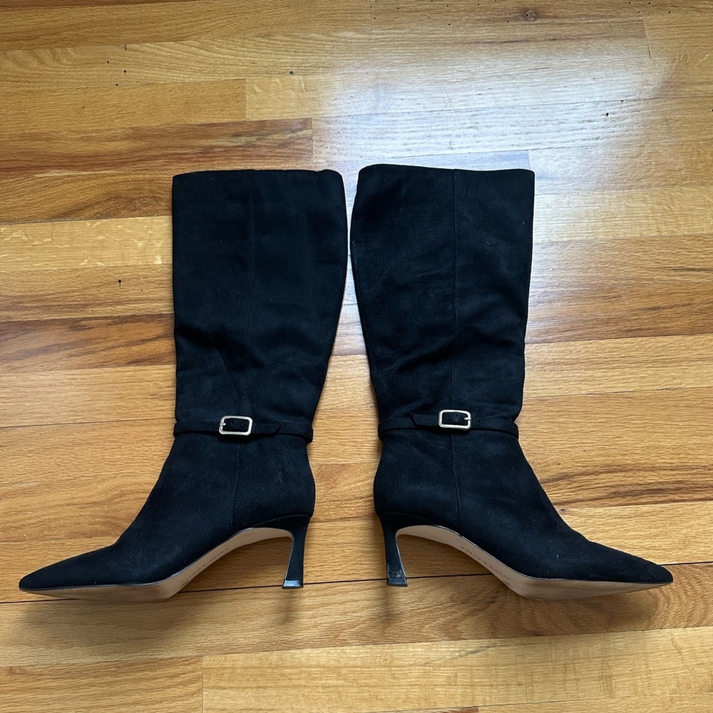 Kelly and katie black suede boots